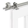 Sliding Door Hardware Kit 200 cm Stainless Steel - Durable & Quiet