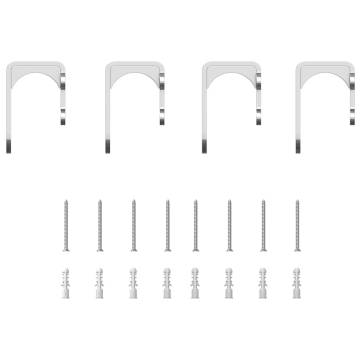 Sliding Door Hardware Kit 200 cm | Stainless Steel Silver