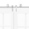 Sliding Door Hardware Kit 200 cm | Stainless Steel Silver