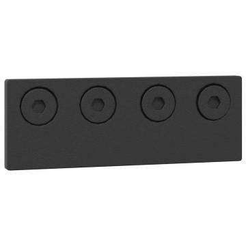 Sliding Door Hardware Kit 183 cm - Steel Black | HiPoMarket