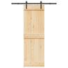  Sliding Door with Hardware Set 70x210 cm Solid Wood Pine Size 70 x 210 cm (152.5 cm) Quantity in Package 1 