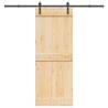  Sliding Door with Hardware Set 80x210 cm Solid Wood Pine Size 80 x 210 cm (213.5 cm) Quantity in Package 1 