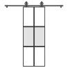  Sliding Door with Hardware Set 76x205 cm Tempered Glass&Aluminium Size 76 x 205 cm (200 cm) Quantity in Package 1 Model 3x2 grids Pattern matt and transparent 