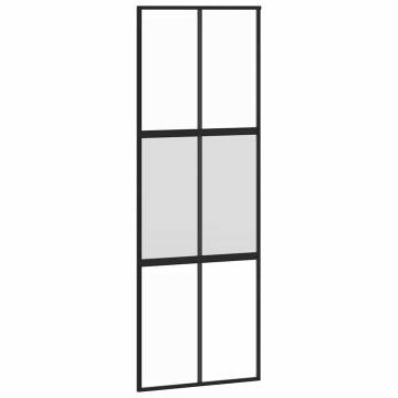 Modern Sliding Door - Tempered Glass & Aluminium 76x205 cm