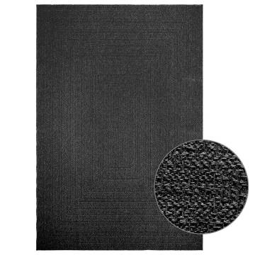 ZIZUR Anthracite Rug 200x290 cm - Indoor & Outdoor Style