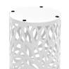 Elegant White Umbrella Stand with Leaves Design | HipoMarket