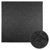  Rug ZIZUR Anthracite 200x200 cm Jute Look Indoor and Outdoor Colour anthracite Size 200 x 200 cm Pattern round 