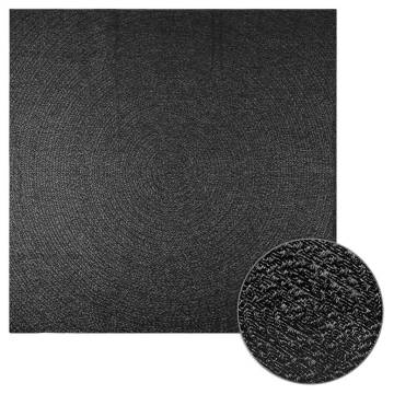 Rug ZIZUR Anthracite 240x240 cm - Stylish Indoor & Outdoor