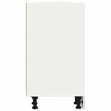 Bottom Cabinet White - 20x44.5x81.5 cm | Engineered Wood Storage