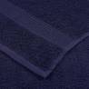 10 Pcs Navy Blue Bath Towels - 100% Cotton, Soft & Absorbent