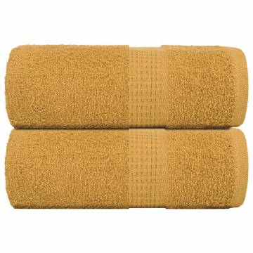 Soap Towels 2 pcs Gold - 100% Cotton, 30x30 cm | HipoMarket