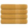  Sauna Towels 4 pcs Gold 80x200 cm 360 gsm 100% Cotton Colour gold Size 80 x 200 cm Quantity in Package 4 