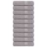  Shower Towels 10 pcs Grey 70x140 cm 360 gsm 100% Cotton Colour grey Size 70 x 140 cm Quantity in Package 10 