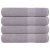  Sauna Towels 4 pcs Grey 80x200 cm 360 gsm 100% Cotton Colour grey Size 80 x 200 cm Quantity in Package 4 