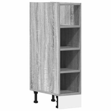 Grey Sonoma Bottom Cabinet - Durable & Compact Storage Solution