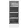 Bottom Cabinet Concrete Grey | Durable Engineered Wood Storage