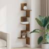 Wall Corner Shelf - Old Wood 32x32x127.5 cm | Hipomarket UK