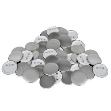 500 pcs PinBack Button Parts 25 mm - DIY Badges