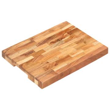 Solid Acacia Chopping Board 40x30x4 cm - Durable & Unique