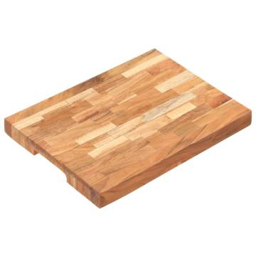 Solid Acacia Chopping Board 40x30x4 cm - Durable & Unique