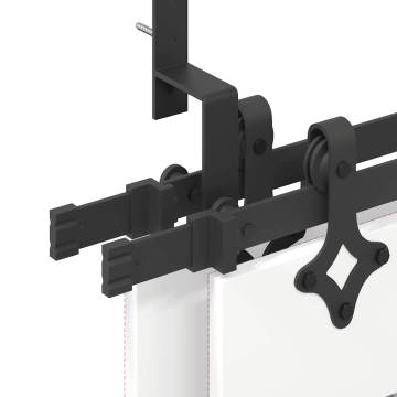 Sliding Door Hardware Kit 152.5 cm Steel Black | HipoMarket