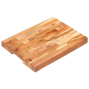 Solid Acacia Chopping Board 40x30x4 cm - Durable & Unique