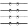 Sliding Door Hardware Kit 183 cm - Steel Black