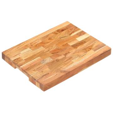 Solid Acacia Chopping Board 40x30x4 cm - Durable & Unique