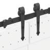 Sliding Door Hardware Kit - 152.5 cm Steel Black | HipoMarket