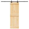  Sliding Door with Hardware Set 70x210 cm Solid Wood Pine Size 70 x 210 cm (213.5 cm) Quantity in Package 1 Model plain design 