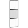 Modern Sliding Door with Hardware Set - Tempered Glass & Aluminum