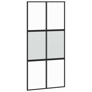 Modern Sliding Door with Hardware Set - 102.5x205 cm Glass