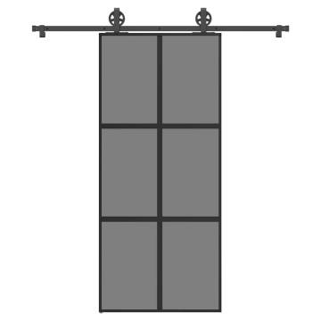 Modern Sliding Door 90x205 cm | Tempered Glass & Aluminium