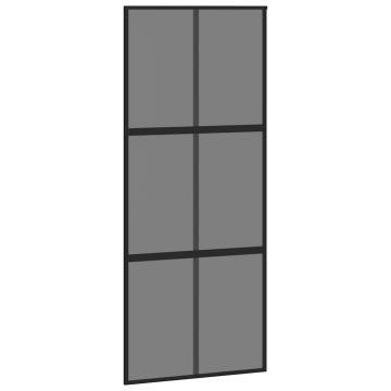 Modern Sliding Door 90x205 cm | Tempered Glass & Aluminium