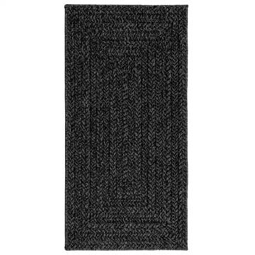 ZIZUR Anthracite Rug 60x110 cm - Jute Look for Indoor & Outdoor