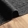 Rug ZIZUR Anthracite 140x200 cm - Jute Look Indoor/Outdoor