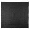 Rug ZIZUR Anthracite 200x200 cm - Stylish Jute Look Rug