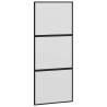 Modern Sliding Door with Hardware Set - 90x205 cm Glass & Aluminium