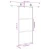 Modern Sliding Door with Hardware Set - 90x205 cm Glass & Aluminium