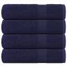  Hand Towels 4 pcs Navy Blue 50x100 cm 360 gsm 100% Cotton Colour navy blue Size 50 x 100 cm Quantity in Package 4 