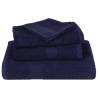 Navy Blue Towels 4 pcs - 100% Cotton, 100x200 cm - Buy Now