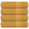  Hand Towels 4 pcs Gold 50x100 cm 360 gsm 100% Cotton Colour gold Size 50 x 100 cm Quantity in Package 4 