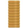  Shower Towels 10 pcs Gold 70x140 cm 360 gsm 100% Cotton Colour gold Size 70 x 140 cm Quantity in Package 10 