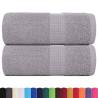 Soap Towels 2 pcs Grey 30x30 cm - 100% Cotton & Absorbent