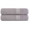  Hand Towels 2 pcs Grey 50x100 cm 360 gsm 100% Cotton Colour grey Size 50 x 100 cm Quantity in Package 2 