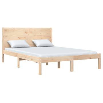 Solid Pine Bed Frame 120x200cm | Classic & Durable Design