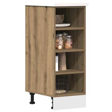 Bottom Cabinet Artisan Oak - Engineered Wood Storage Solution