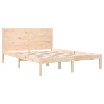 Solid Pine Bed Frame 120x200cm | Classic & Durable Design