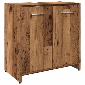 Bathroom Sink Cabinet - Old Wood, 60x33x60 cm | HipoMarket