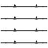 Sliding Door Hardware Kit - 200 cm Steel Black | HipoMarket